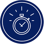 Clock ticking illustration