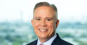 Photo of a man, Luis de la Aguilera, Chairman of U.S. Century Bank