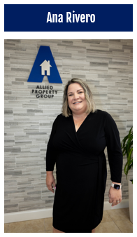 picture of our customer Ana Rivero from Allied Property Group